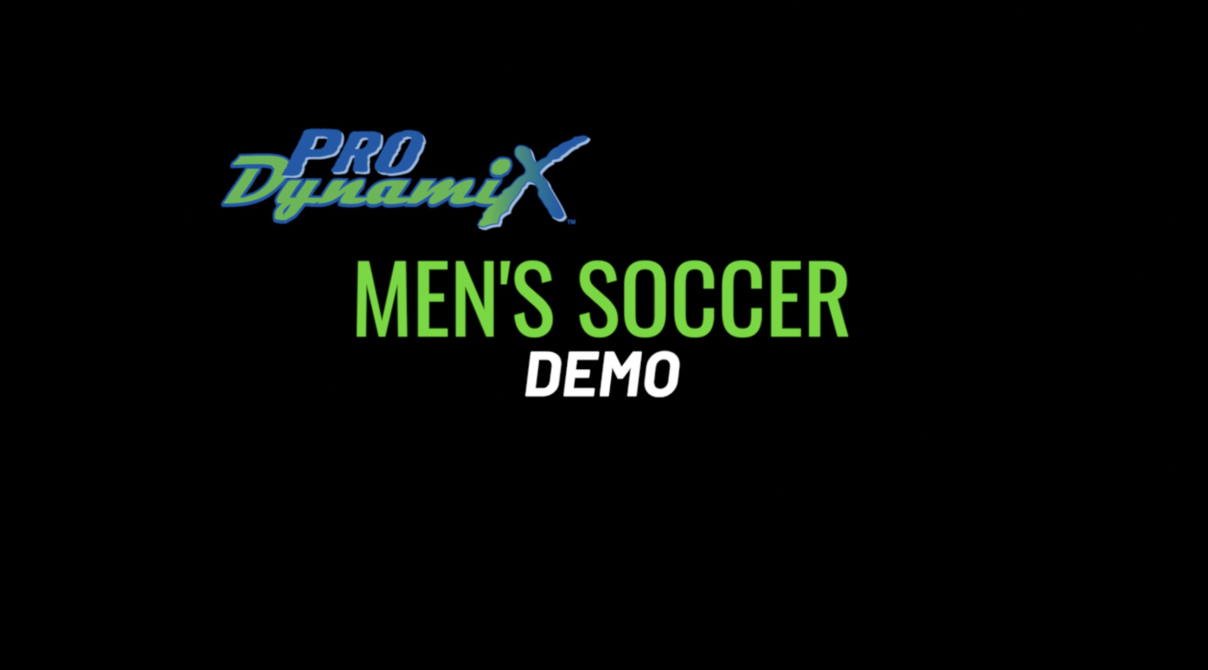 Men's Soccer Demo