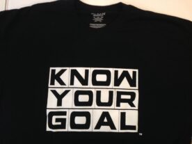 Official ProDynamix "Know Your Goal" Power Block T-Shirt